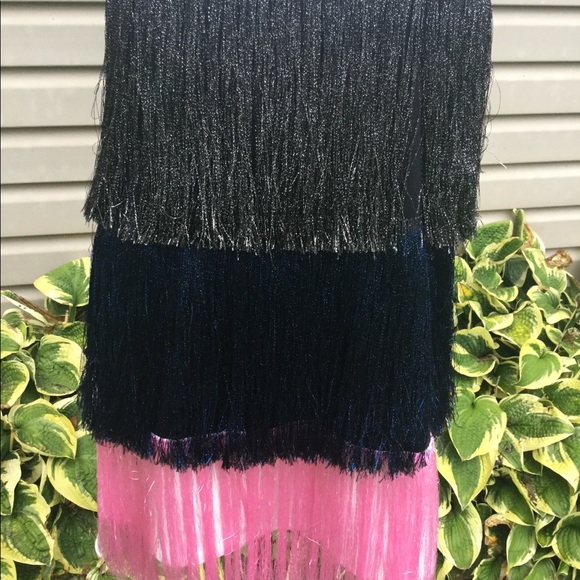 NWT Zara Tiered Fringe T-shirt Dress - Picture 8 of 8